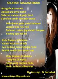 Sehingga orang spesial makin terkesima sama kalian. Pantun Selamat Tidur Untuk Kekasih