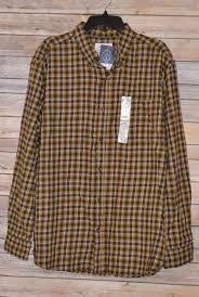 Black And Gold Flannel Shirt Mens Mens Legacy Flannel Plaid Shirt Size Xl Color Gold Brown Plaid Long Sleeve Stjohnsbay Buttonfront Mens Flannel Shirt Shirts Plaid Flannel Shirt