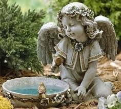 Piliprud Arched Dutch Door Angel Garden Statues Garden Angels Outdoor Garden Statues