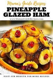 Pineapple Glazed Ham Filipino Style Ham Glaze Whole Ham Pineapple Glaze