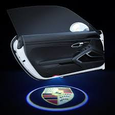 Porsche Compatible Car Door Ghost Shadow Light With Logo Car Car Led Porsche