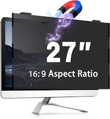 Magnetic Monitor Privacy Screen 27 Inch Flat Computer 16:9