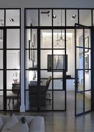 Modern French Doors To Office Home Office Interiors Soho Loft