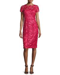 Short Sleeve Sequined Lace Sheath Cocktail Dress Cocktail Dress Womens Cocktail Dresses Dresses