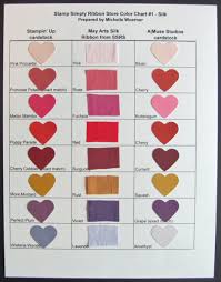 Dream In Color Stamp Simply Silk Ribbon Color Charts