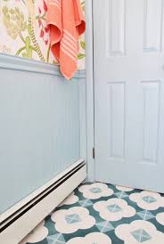 Beadboard paneling looks great as the interior of a cabinet, a bookcase or a closet. Painted Beadboard In A Bathroom Showit Blog