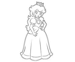 Printable princess peach coloring pages. Princess Peach Pictures To Print Shefalitayal
