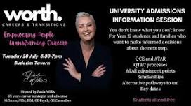 University Admissions Information Session