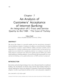 Here we discuss characteristics , example, & how does bankers acceptance work with benefits. Pdf An Analysis Of Customers Acceptance Of Internet Banking An Integration Of E Trust And Service Quality To The Tam The Case Of Turkey