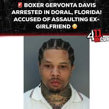 Yikes gang! Boxing champ Gervonta “Tank” Davis was arrested in Doral, FL