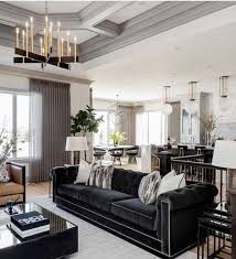 Black Velvet Sofa Chesterfield Artdecostyle Blackandwhite Livingroomdecor Decoration Interieur Appartement Decoration Salon Marocain Moderne Deco Maison