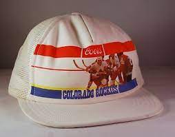 Colorado Rockies Ice Hockey Coors Original Vintage Snapback Trucker Hat 70s 80 View More On The Link Http Www Zeppy Hats For Men Colorado Rockies Hockey