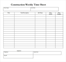 Free Sample Example Format Download Free Premium Templates Time Sheet Printable Timesheet Template Estimate Template