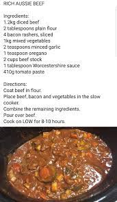 Slow Cooker Rich Aussie Beef Stew Slow Cooker Recipes Beef Slow Cooker Recipes Australia Slow Cooker Recipes