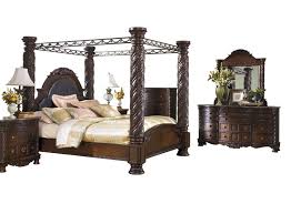 It was well packaged and we couldn't be any happier. Ashley Furniture North Shore 6 Pc Bedroom Set Cal King Poster Canopy Bed Dresser Mirror 2 Nightstand Chest Dark Brown Walmart Com Walmart Com