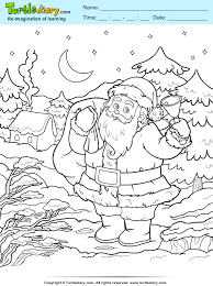Print any of these wonderful gems to decorate using crayons, markers, paints and glitters. Christmas At The North Pole Coloring Sheet Turtle Diary