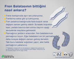 Nom Oto Fren Balatalari Fren Balatasinin Bittigini Nasil Anlariz Renault Yedek Parca Bakim Renault Yedekparca Ikitelliosb Istanbul 2020 Bilgi Otomobil Araba