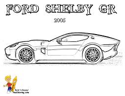 Mustang camaro cars coloring pages to color, print and download for free along with bunch of favorite camaro cars coloring page for kids. Fierce Car Coloring Ford Muscle Cars Free Mustangs T Bird