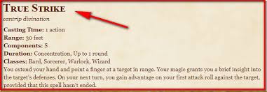 Sam The Educational Dm On Twitter So True Strike Is Useless As A Cantrip And People Say And I Agree That Making It A Bonus Action Makes It Too Powerful How About