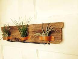 diy 木 革 植物 エアプランツホルダーをツクル エアプランツ 室内 植物 多肉植物のプランター