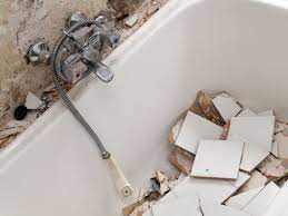 Replacing the grout in a tile floor is something that should never be considered unless the grout is badly deteriorated or falling out. How To Remove Grout Mortar And Drywall Mud From A Bathtub