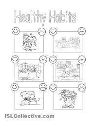 Fitness Nutrition And Health Free K 8 Printables Healthy Habits For Kids Good Habits For Kids Health Habits