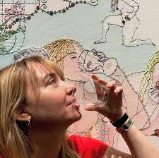 Orly Cogan Embroideries https://www.orlycogan.com @orlycogan #stitchedart  #embroideryart #feminsistart