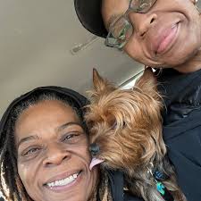 Joe top Kay aids dog