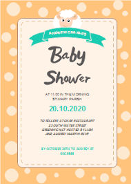 Baby shower invitation wording by type of shower aside from the more straightforward baby shower invitation wording (the who, what, where of it all), you can and should also have fun with cute sayings and phrases that will make your invites all the more festive. Angel Baby Shower Invitation Free Angel Baby Shower Invitation Templates