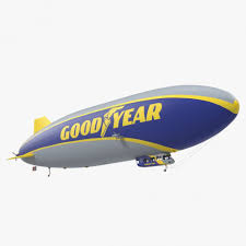 Goodyear Blimp Airship Rigged Royalty Free 3d Model Preview No 1 Airship Goodyear Blimp Goodyear