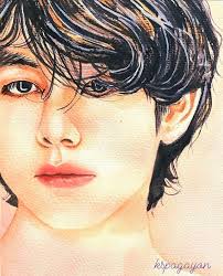 Been taking a hair painting class. I painted these portraits using two  different styles for hair.