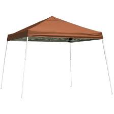 Works well for my very sunny patio. 10x10 Slant Leg Pop Up Shade Canopy With Roller Bag Yardepic