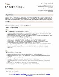 Many experienced recruiters, even direct employers, simply scan the resume and use keywords to indicate ideal job qualifications. Fitter Resume Samples Qwikresume