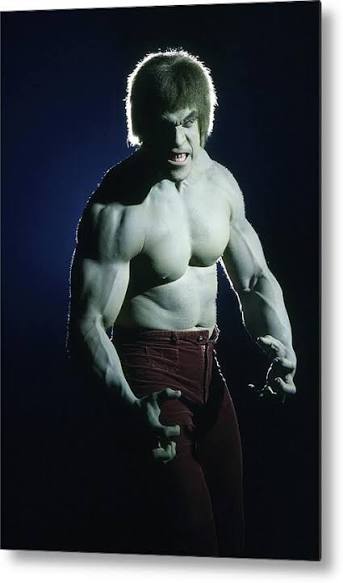 The Incredible Hulk with Lou Ferrigno Metal Print by Everett - Fine Art  America