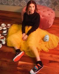 They just care about money, they've forced her to work since she was like 9 cause they were broke. Sweatshirt Black Cord Millie Bobby Brown On His Account Instagram Milliebobbybrown Spotern