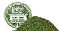 Amazon.com: Green Stuff World– Micro Leaves - Medium Green Mix for ...