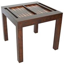 Parson S Style Backgammon Table Backgammon Table Modern Game Tables Orange Furniture