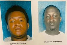 St. Helena Police Parish have arrested the suspects in the murder of Eric  Harrison, 21, who was found murderd in front of his house in his own yard  25-year-old Tyrone Henderson, 24-year-old