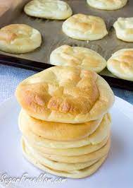Cloud bread ingredients 3 large eggs, separated 3 tablespoons cream cheese, room temperature ¼ teaspoon cream of tartar 1 teaspoon sweetener. Low Carb Cloud Bread Loaf Low Carb Bread Cloud Bread Food