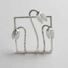 snowdrop brooch