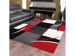 Des promotions toute l'année sur conforama ! Tapis Design Salon Rouge