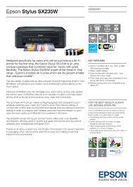 Herunterladen epson sx235w treiber und software für windows 10, windows 8.1, windows 8, windows 7 und mac. Epson Stylus Sx235w Datasheet Benvenuti Da Epson Italia Pages 1 2 Flip Pdf Download Fliphtml5