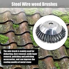 Steel wire weed brush trimmer head, bowl type rotary lawn mower wire wheel grass weed brush cutter trimmer head replacement, garden weed cleaning tool 8inch average rating: Buy 6inch Steel Wire Grass Trimmer Head Tray Brush Cutter Rotary Wheel Edge Head Dust Removal Safe Strimmer For Lawn Mover Part Tool At Affordable Prices Free Shipping Real Reviews With