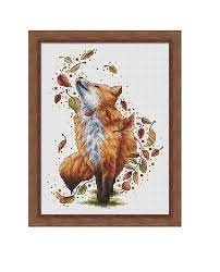 Come vi ho già detto, ho avuto dei seri problemi con internet, che non potevo collegarmi al pc, così nel frattempo. Autumn Cross Stitch Pattern Pdf Instant Download Fox Cross Etsy