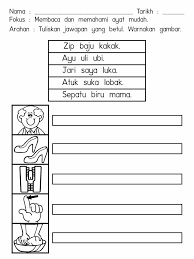 Jiran saya baru berpindah dari putrajaya. Latihan Bahasa Malaysia Membina Ayat Mudah Prasekolah Kitpramenulis