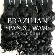 I like the relaxed and beachy look of this style. Brazilian Spanish Wave Bundle Deal Halo Hair