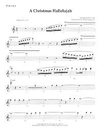 A Christmas Hallelujah (Instrumental) Flute Sheet Music PDF (Lifeway  Worship / Orch. Richard Kingsmore / Arr. Tom Fettke) - PraiseCharts