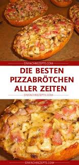 Die Besten Pizzabrotchen Aller Zeiten Pizzabrotchen Rezept Rezepte Pizzabrotchen