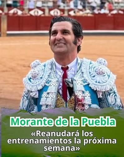 La recuperación de Morante de la Puebla avanza con una rapidez inesperada.  El torero de La Puebla del Río ha comunicado este domingo que retomará los  entrenamientos esta misma semana, apenas unos