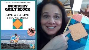 How to Sew an Industry Quilt Block for the Live Well Live Strong Quilt